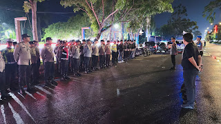 Waka Polres Kampar Pimpin Patroli Tim Raga, Pastikan Malam Minggu di Bangkinang Aman dan Bebas Gangguan Kamtibmas